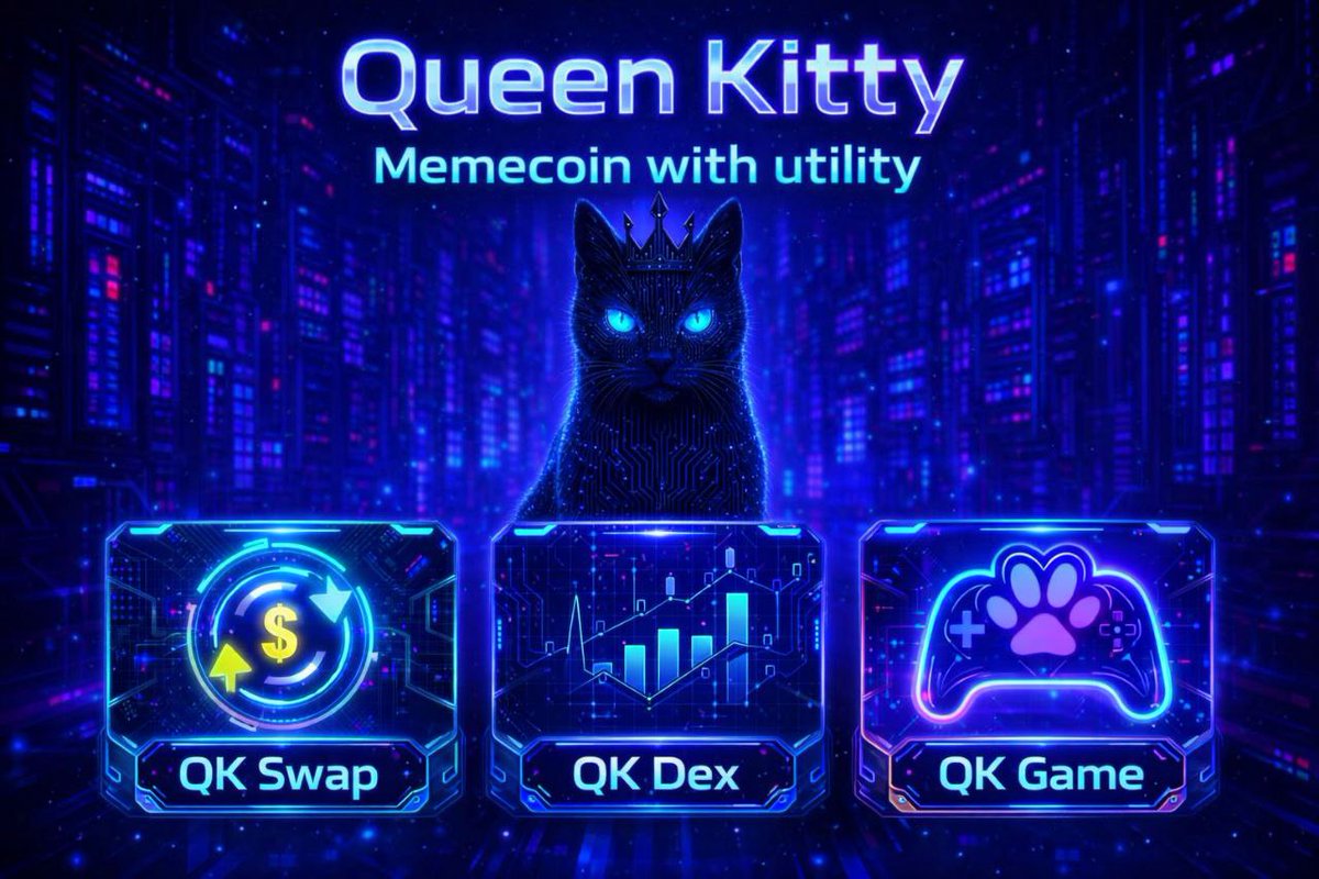 We're not just holding $QKITTY; we're building an empire on Solana that's evolving from majestic meme to full-on utility beast. Right now, the kingdom is quietly stacking power moves behind the scenes