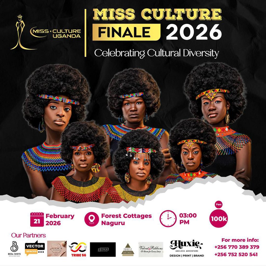 UPDATE: Ms. Keinembabazi Comfort crowned Miss Culture Uganda 2026.

The #MissCultureUganda26 beauty pageant and heritage celebration event took place at Forest Cottages in Naguru, Kampala on Saturday night under the theme"Celebrating Cultural Diversity".