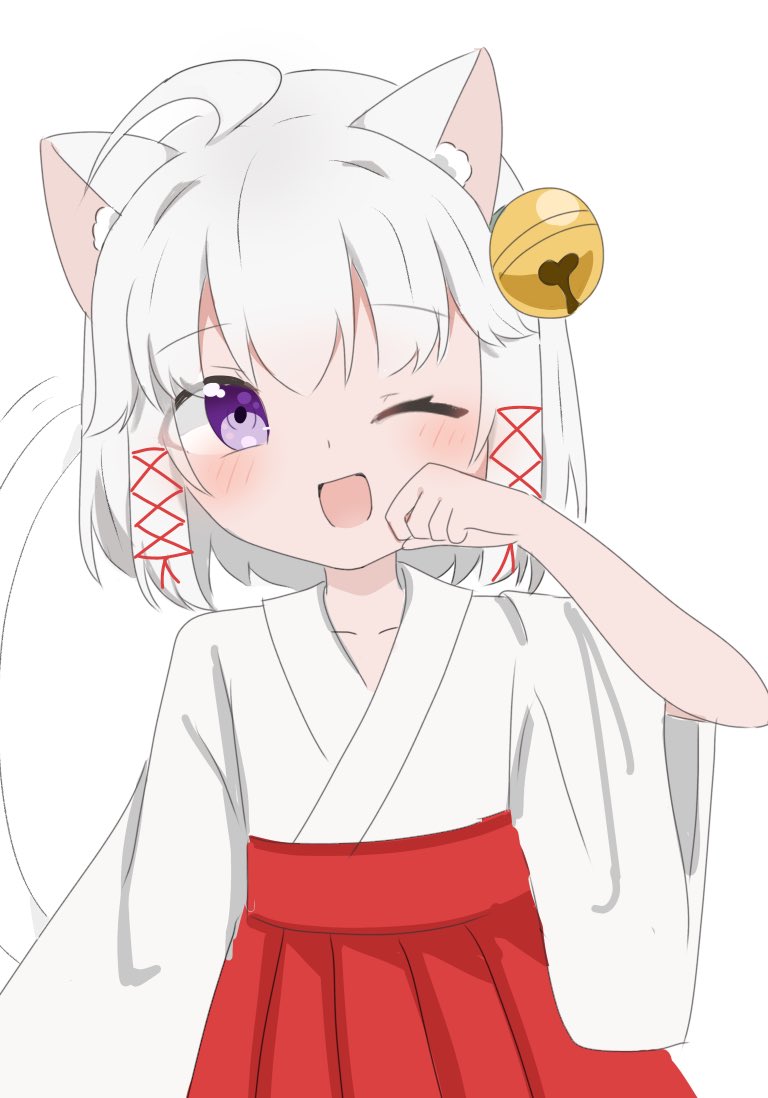 fd_9t's tweet photo. 猫耳巫女🐱 https://t.co/ZCgNaknGUI