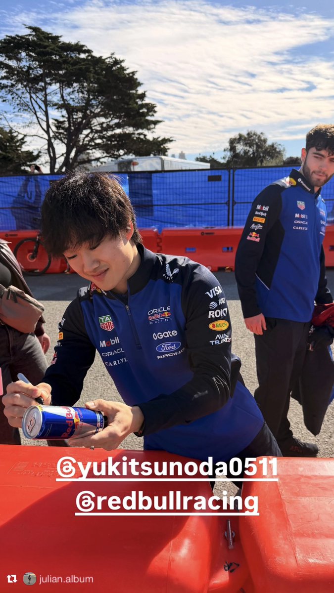 2/21(土) #RedBullShowRun #YukiTsunoda #角田裕毅 📍San Francisco
