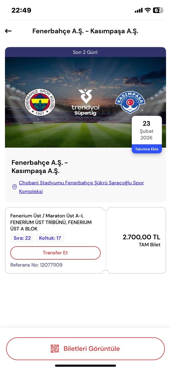 oment2356's tweet photo. @Fenerbahce Pazartesi günü sahada olamayacağım gidecek olan arkadaşlara yardımcı olanailirşm https://t.co/wNkJmOzwca