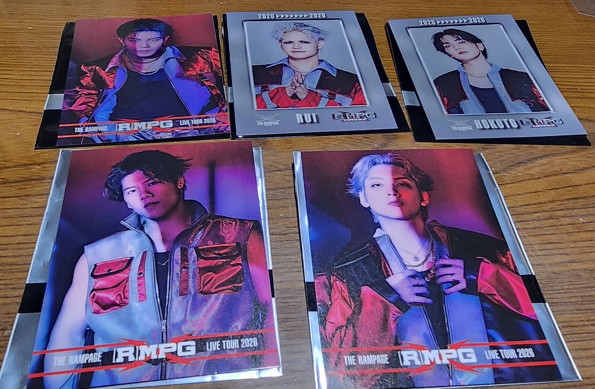 THE RAMPAGE LIVE TOUR2026 フォトカード 譲→吉野北人、与那嶺瑠唯