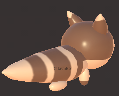 komosaur's tweet photo. modelling a pokemon everyday - day 106 furret https://t.co/UqDDbBNpZg