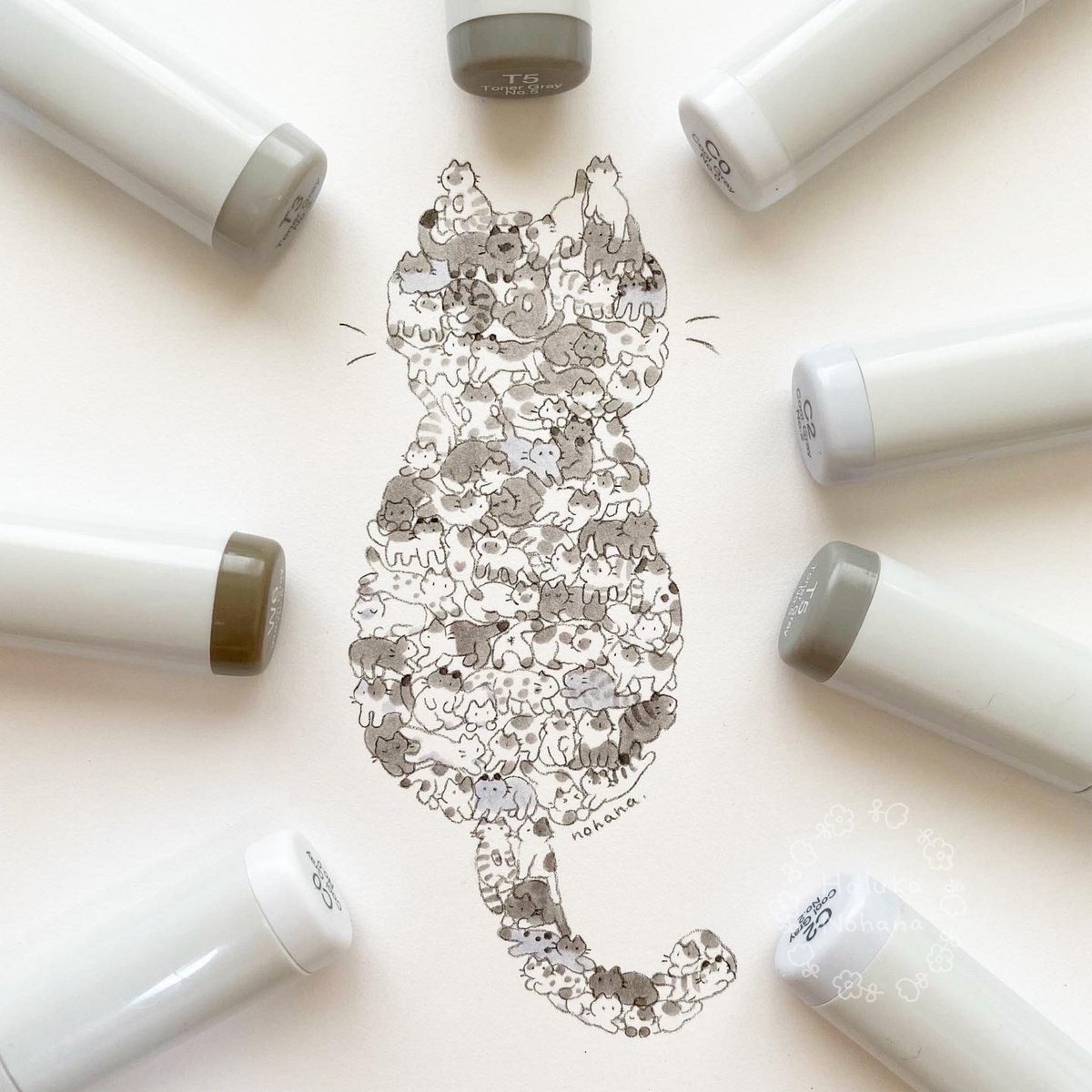 🐈‍⬛🐾🐈‍⬛🐾🐈‍⬛

#猫の日 
#にゃんにゃんにゃんの日