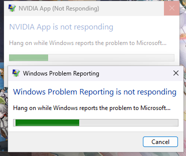 CuteTenshii's tweet image. comment vous voulez avancer avec Windows frr, même le crash reporter crashe