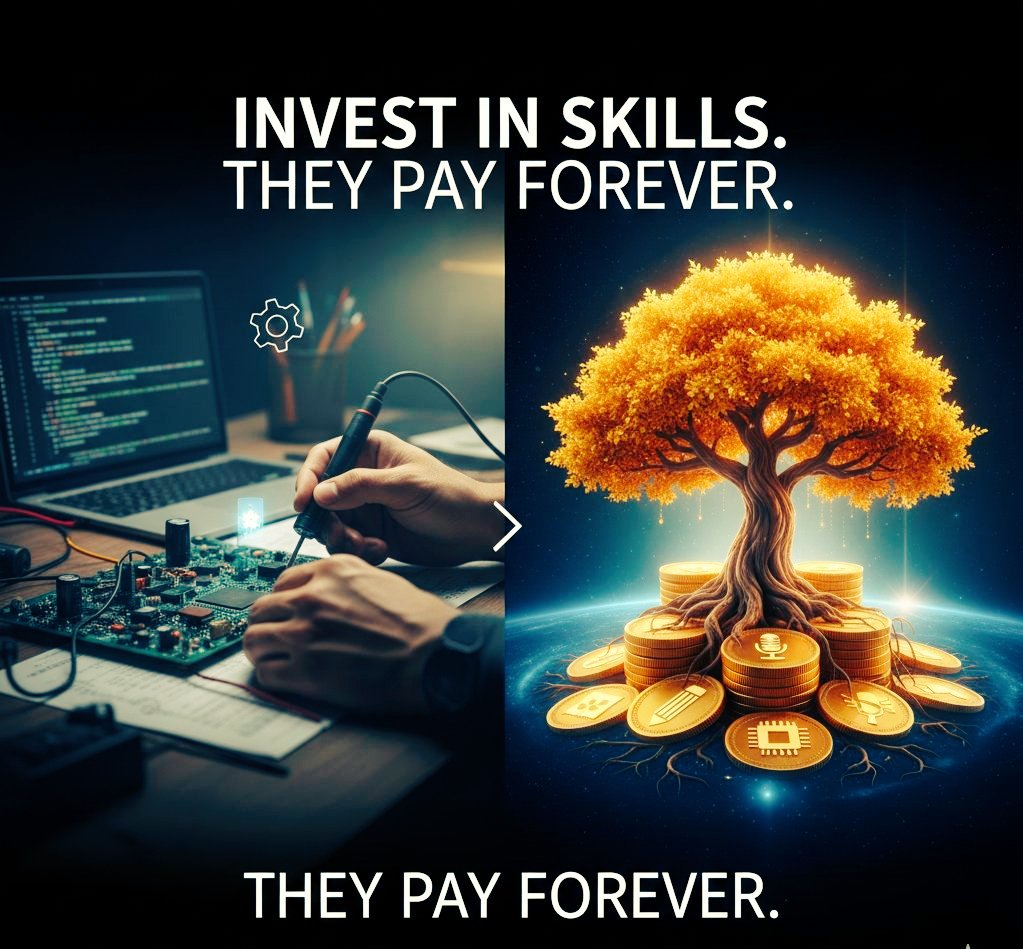 MOTIVATION Moments. 🚀

INVEST in SKILLS — they compound over time and keep paying dividends for life. 💪

#ThinkBIGSundayWithMarsha
#Motivation #MindsetMatters