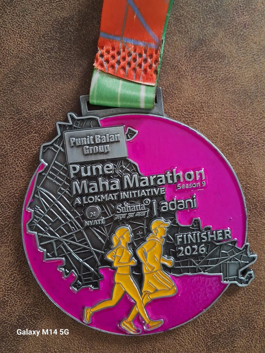 JayEsssKay's tweet photo. Today’s Pune marathon. Ran 10k https://t.co/vZEJoBtt3k