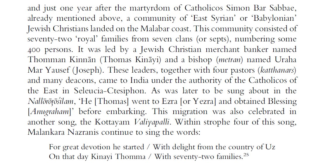 Incorrect and thankless!

Saint Thomas Christian was formed by 4th century Persian refugees who fled the anti Christian persecution of Zoroastrian king Shapur and came to India. 

Book: Robert Eric Frykenberg, Christianity in India: From Beginnings to the Present
(Oxford History