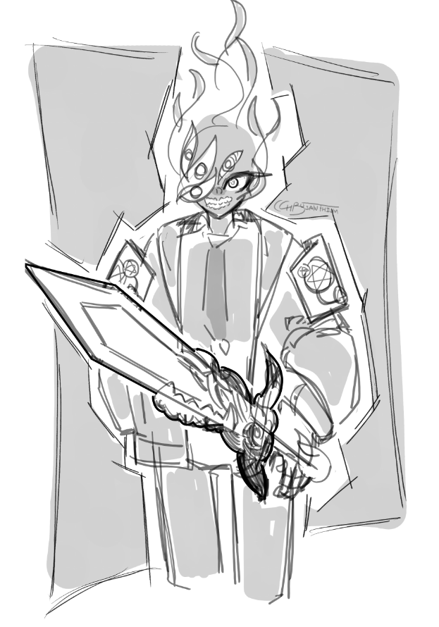 A sketch of one of my doods
#oc #ocart