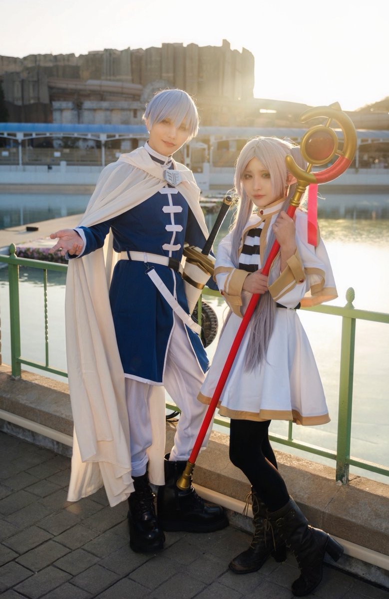xmikanpapax's tweet photo. 男女身長差を活かしたヒンメル✖︎フリーレン
#ラグコス https://t.co/eyXMwRNXo0