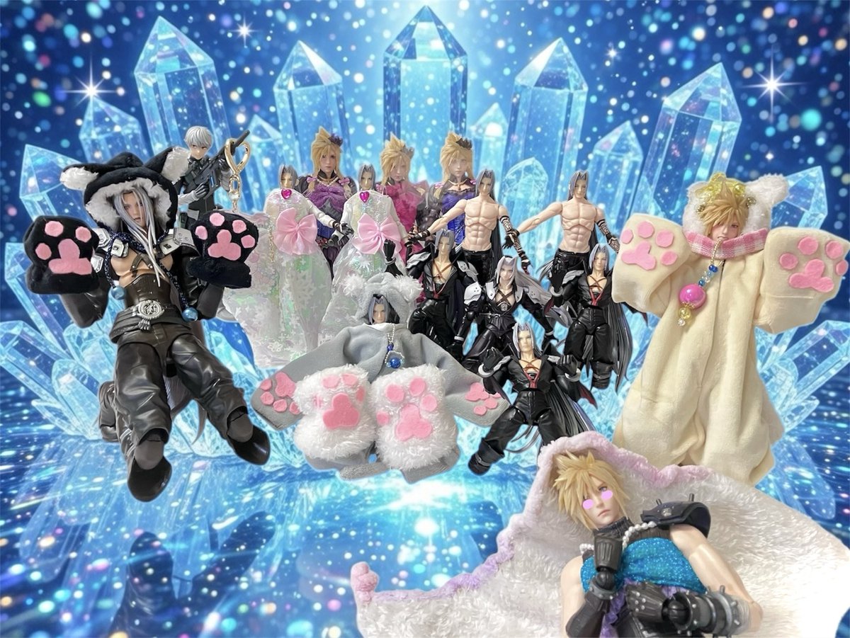 cool_fantasy_ff's tweet photo. セフィロス

「猫を…懐かせるには…💡💖

レッツ💝♪

猫衣装で💓

にゃんにゃん💓アピールだ🐈💝♪

猫が😻💖♪

大好きなんだ🐈💝♪」

フィギュアバージョン♪(*≧∀≦*)♪ 

#ファイナルニャンタジー https://t.co/jceOdV5ZUu