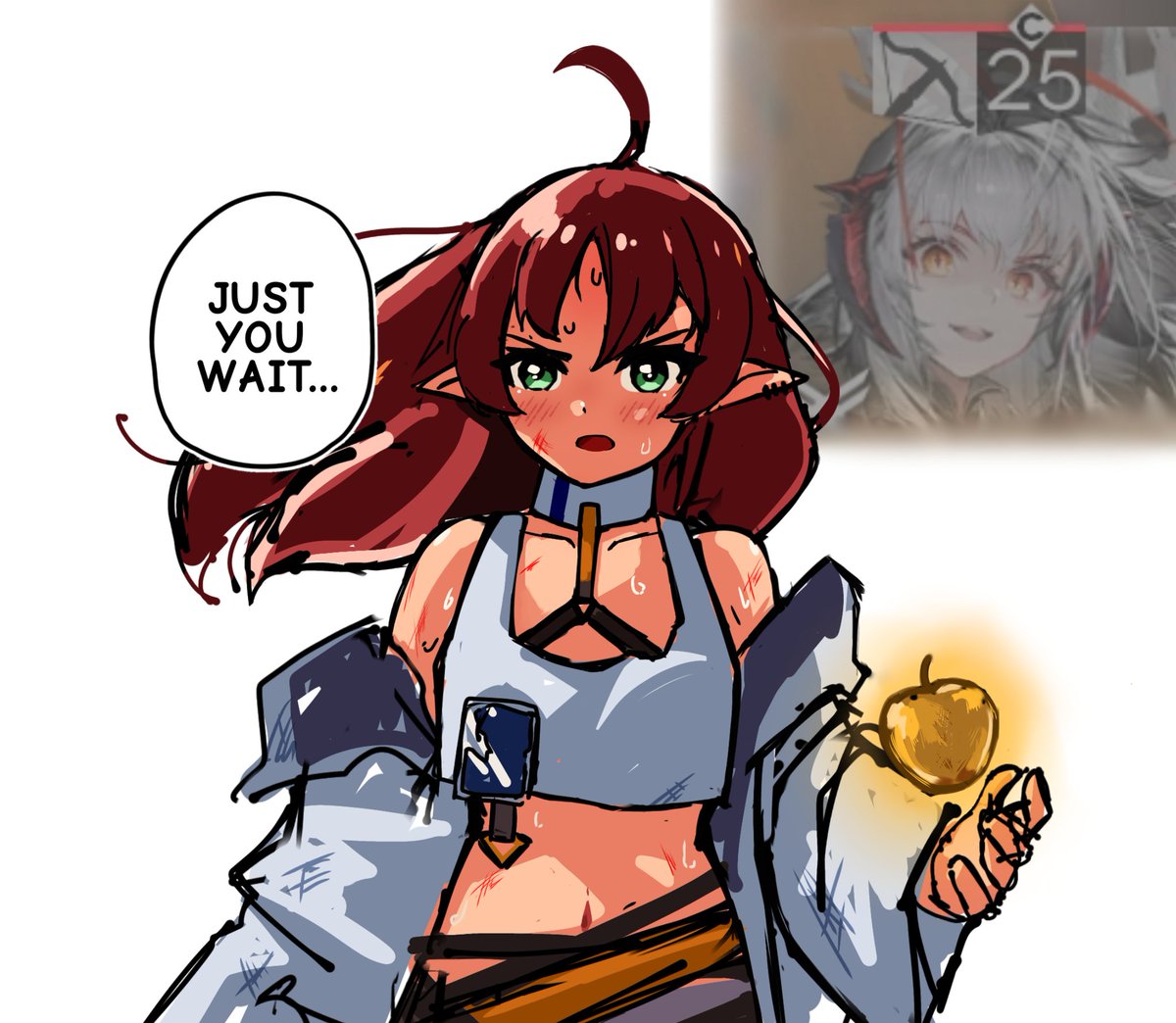 Shura_CS's tweet photo. Myrtle's Secret Weapon 

#Arknights #アークナイツ #明日方舟 https://t.co/7jISY0s4QM