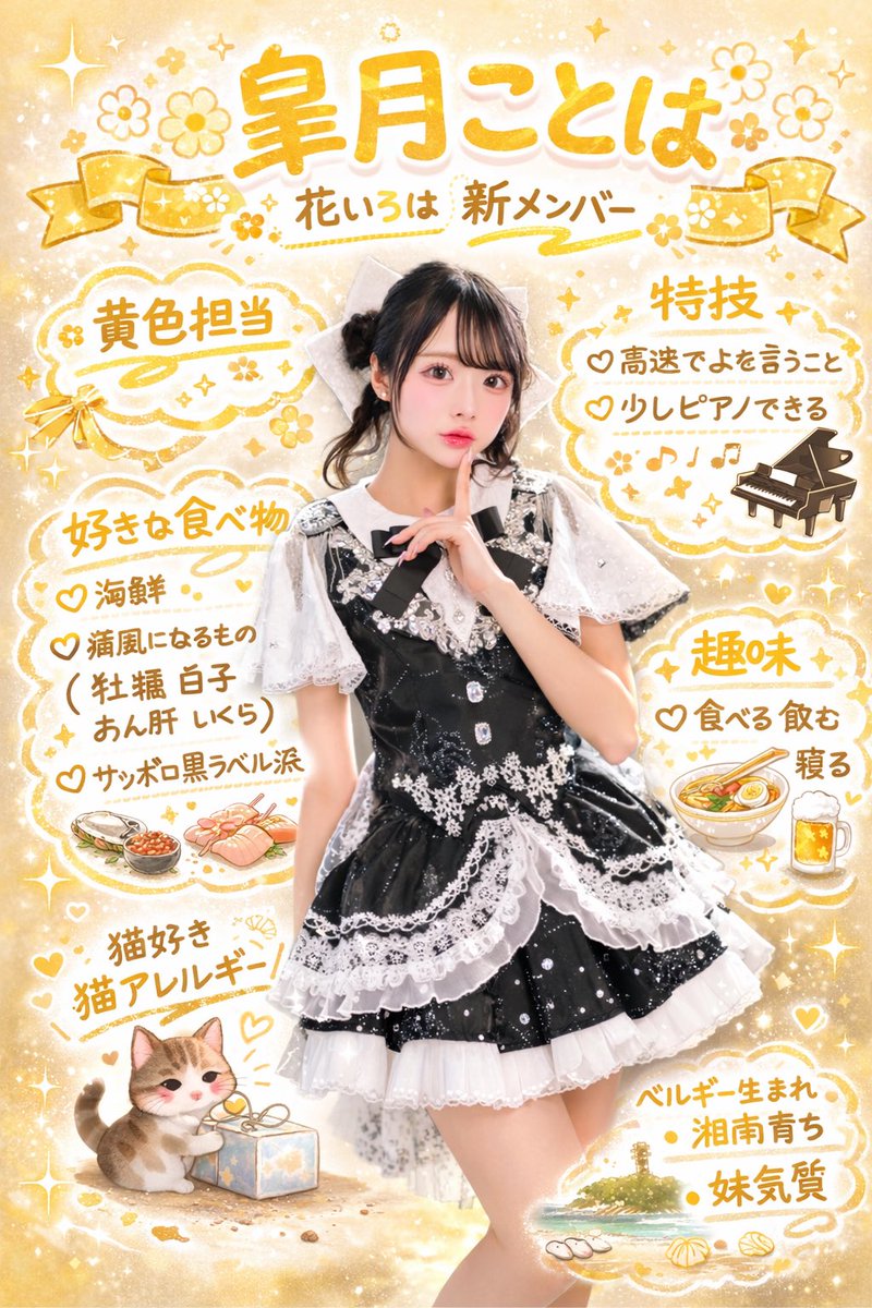 kotoha_satsuki's tweet photo. 30秒で分かる
新人アイドルのプロフィール.·✐☡ ⋆*💛 https://t.co/y1qjiXT5l8