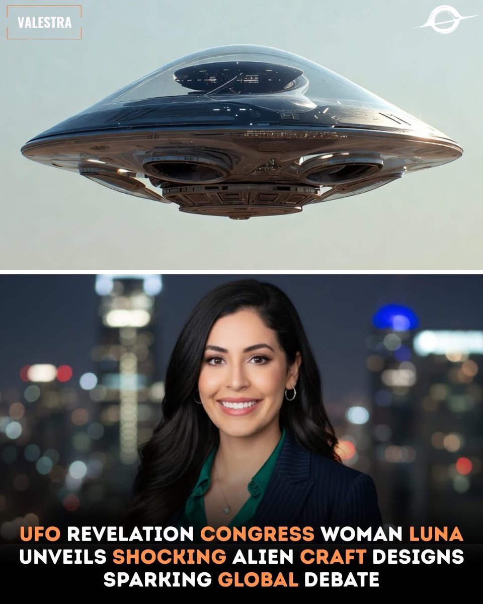 A stunning revelation has just come to light that could forever alter humanity’s understanding of extraterrestrial life. Congresswoman Luna has unveiled images of UFOs that depict advanced alien craft designs, causing a stir across the globe. These images, which show detailed and