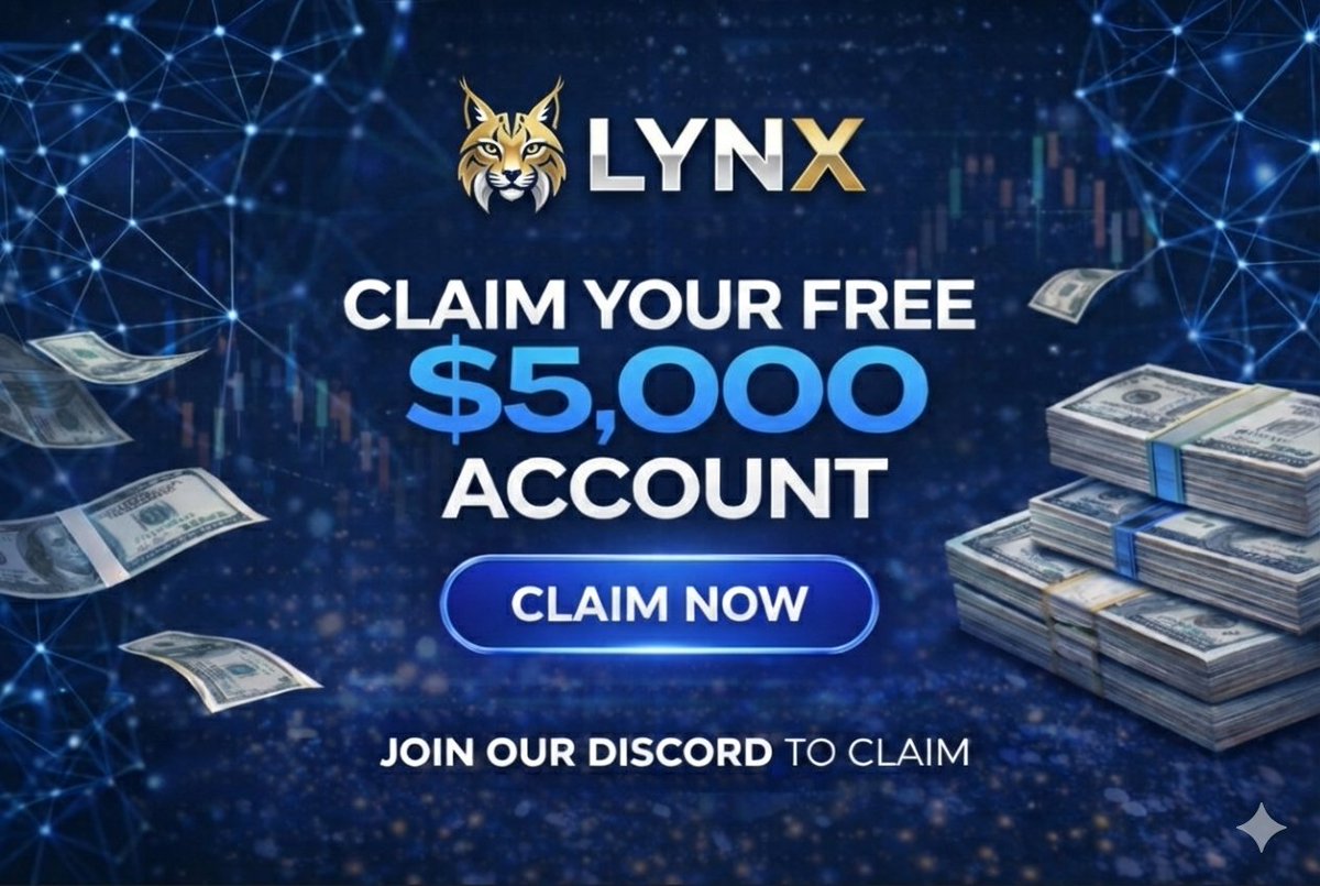 🚨 FREE $5,000 FUNDED ACCOUNT 🚨
🔥FREE 5K for EVERYONE AGAIN

💸 How to Claim: 
✅ Follow <a href="/LynX_Void/">LynX</a> , <a href="/MRsajib07/">Mr Sajib</a> <a href="/anuraj_fx/">ANURAJ FX</a> ,<a href="/PT_DIMENSION/">PROP TRADE DIMENSION</a>, 

✅LIKE❤,REPOST🔁,TAG 4 FRIENDS

✅ Join Discord SEND SS to claim👇 
discord.gg/95qwkBNXcY