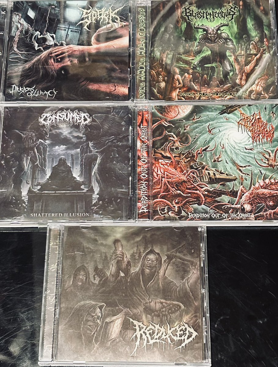 DISABLED CD デスメタル！ 御茶ノ水のディスクユニオンで、デス系のCDを買ってきました‼️ 今日は