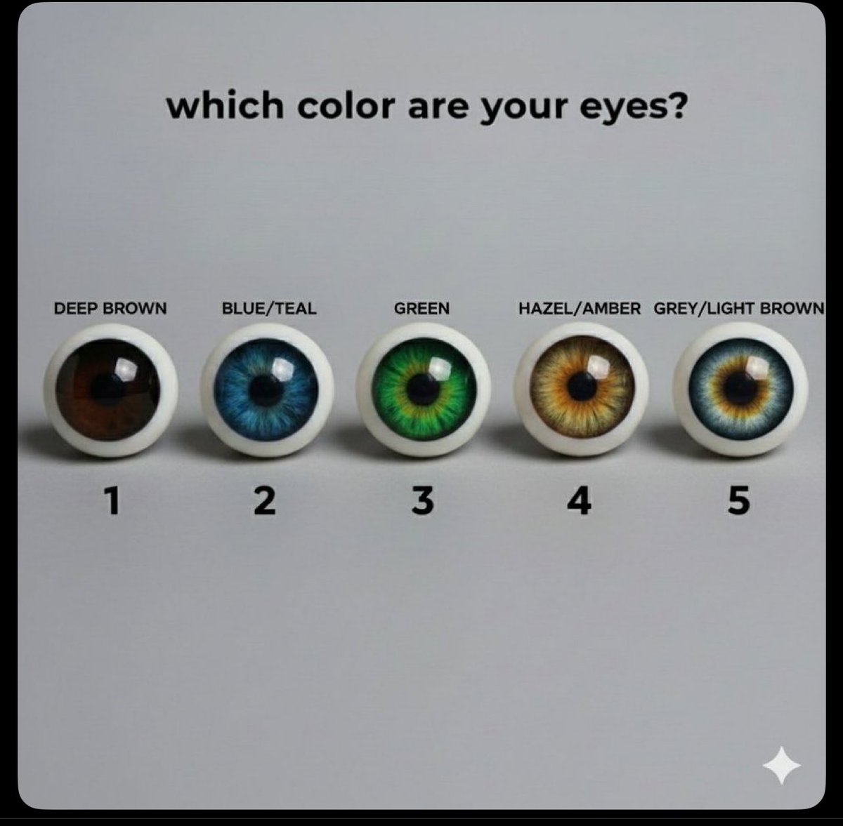 Göz renginiz hangisi? ( dürüst olun )
