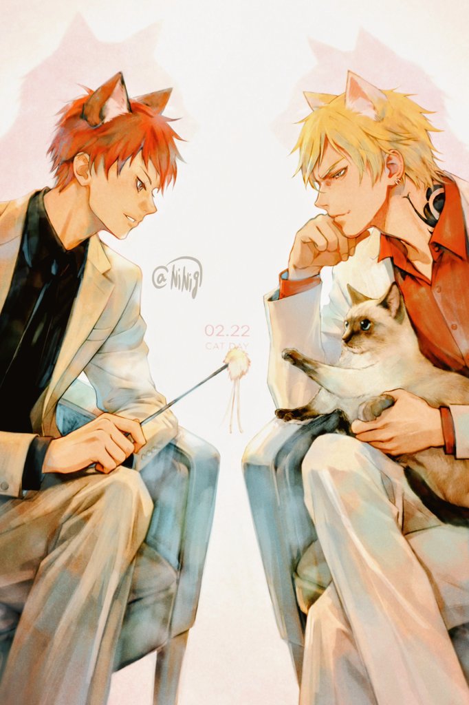 猫の日🍆🍅(ΦωΦ)