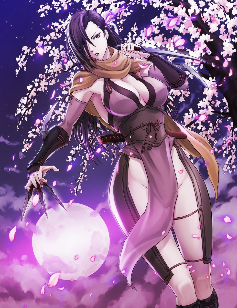 忍者の日だそうで過去絵
ファイアーエムブレムifのカゲロウさん
忍者キャラは好きなキャラ多いですが、時間が無くて全然描けない・・・ 