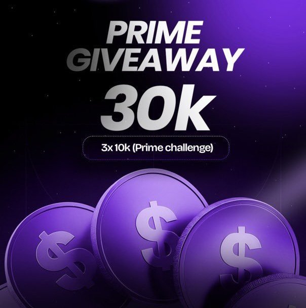 🫐 3x10K Prime Giveaway

How to Enter:

1️⃣ Follow:
<a href="/LynX_Void/">LynX</a>

<a href="/PT_DIMENSION/">PROP TRADE DIMENSION</a>

2️⃣ Like &amp; Retweet one post of the accounts

3️⃣ Tag 3 traders

⏰ Winners 48h