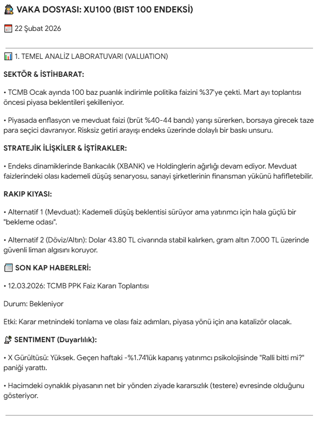 OrkunFX's tweet photo. Borsa İstanbul'da geçen hafta yaşanan türbülans sonrası herkes aynı soruyu soruyor: "Düzeltme bitti mi, yoksa yeni mi başlıyor?" Faiz indirimlerinin gölgesinde, endeksin 20 günlük ortalamaya bıraktığı ayak izlerini mercek altına alıyoruz. 🕵️‍♂️
#BIST100 #XU100 #BorsaIstanbul https://t.co/cTL6MAVmYn