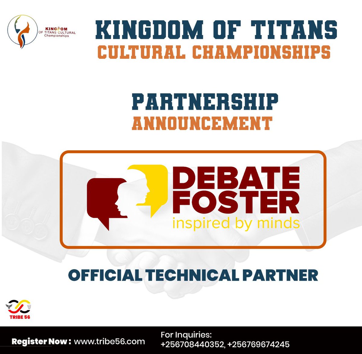 Quality is what we prioritize. A quality tournament is made up of quality judges. Debate Foster is here. We are pleased to announce Debate Foster as our Technical Partner. Elevate your voicing at #KTCC2026 by registering now;
forms.gle/AY7g33ETttCw7k… <a href="/Rean_mrj/">Rean Joash Mabonga</a> <a href="/Oniogo_Adungo/">‎𝕬𝖉𝖚𝖓𝖌𝖔 𝕺𝖓𝖎𝖔𝖌𝖔 𝕯𝖆𝖛𝖎𝖉©️</a>