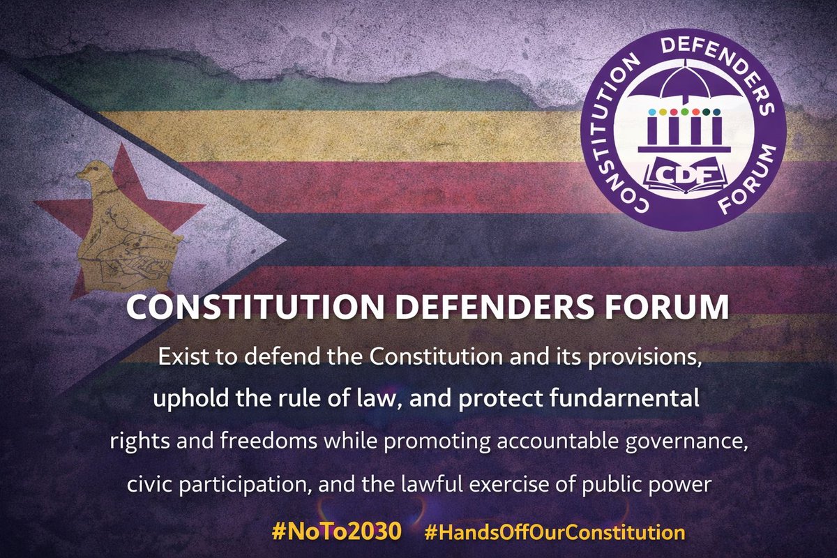 EmmanuelGumbo_'s tweet photo. The Constitution is not a suggestion, it is the supreme expression of the people’s will.

At a time when Amendment No. 3 threatens to alter the foundational principles that safeguard our democracy, we must stand firm, vigilant, and united. Defending the Constitution is not about politics, it is about protecting the rule of law, preserving fundamental rights and freedoms, and ensuring that public power remains exercised within constitutional limits.

Now is the moment for civic courage. Now is the moment for active participation. Let us raise our voices peacefully, lawfully, and unapologetically in defense of our supreme law.

Join us. Speak out. Stay informed. Mobilize.

#Noto2030
#HandsOffOurConstitution