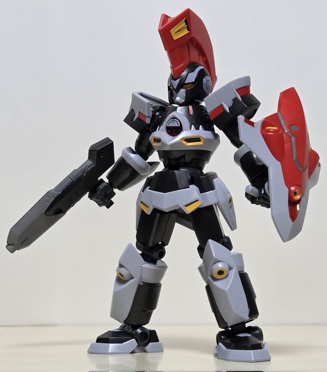ダンボール戦機w LBXアキレス・ディード組み立て及び部分塗装し完成