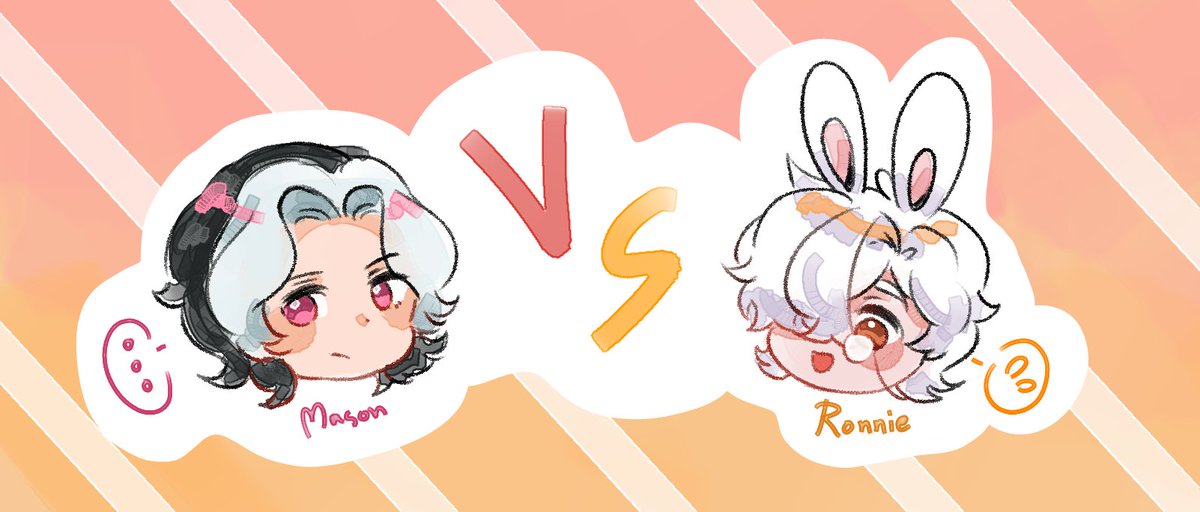 Ronilius_MOSS's tweet photo. #EggFest_MOSS 

13 🌸1 | จัตุรัสเมือง | โรลปิด w/@moss_mason1 

รอนนี่อยากเล่นเกมเคาะไข่ต้ม แต่เขาไม่มีคู่ อันที่จริงคนที่เขารู้จักดันไม่ว่างสักคน

เขาเดินสอดส่องใกล้ๆซุ่มกิจกรรม หากใครที่ดูท่าทางว่างเจ้ากระต่ายจำแลงก็พร้อมจะชาร์จเข้าใส่ทันที

และใช่! มีอยู่คนหนึ่งตรงนั้นนี่นา!
+ https://t.co/SiEZzMOydF