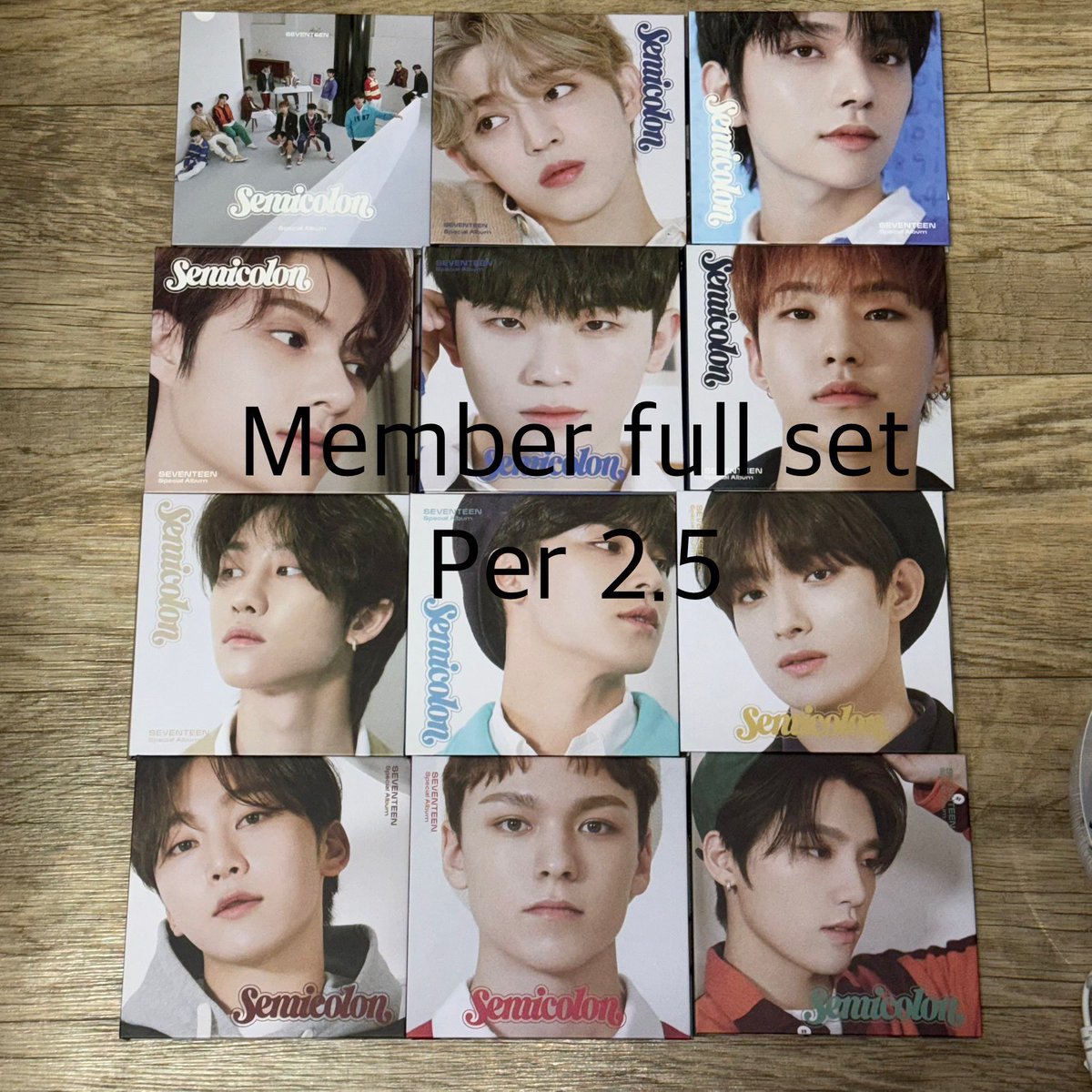 thisgoods_s's tweet photo. 세븐틴 세미콜론 홈런 한정반 개인반 멤버별 풀세트 양도

https://t.co/Z1iJ6WOJnk or DM

svt seventeen 앨범 포카 아타카 유어초이스 세미콜론 에스쿱스 정한 조슈아 준 호시 원우 우지 디에잇 도겸 민규 승관 버논 디노 비트로드 조은뮤직 예사 인터파크 캐럿반 일본 아이노치카라 https://t.co/YER5wv5Nqf