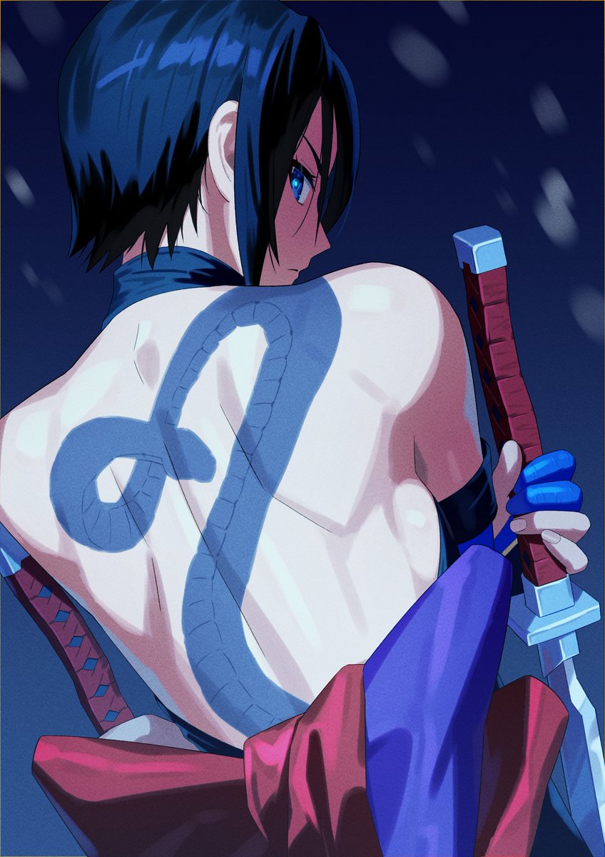 色(侍魂)
#格ゲーキャラ描こうぜ