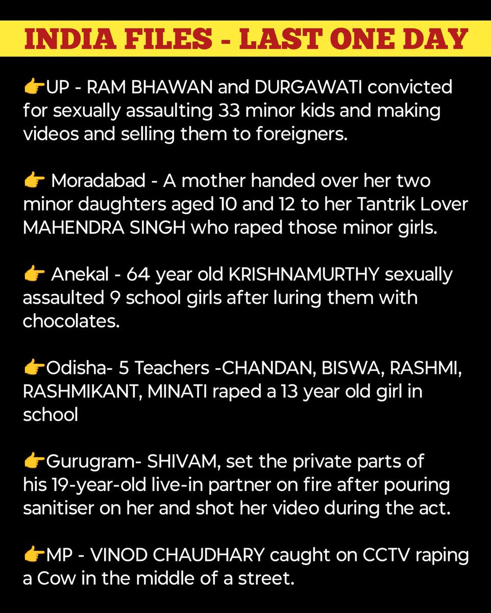 The India Files anyone?