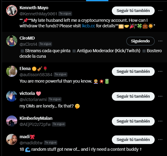 me da miedo que me empiezan a seguir minas porque si (ciro es traba)