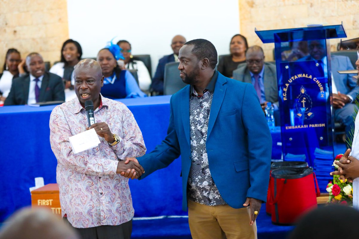 Hon. Patrick Makau ,CBS MP. tweet media