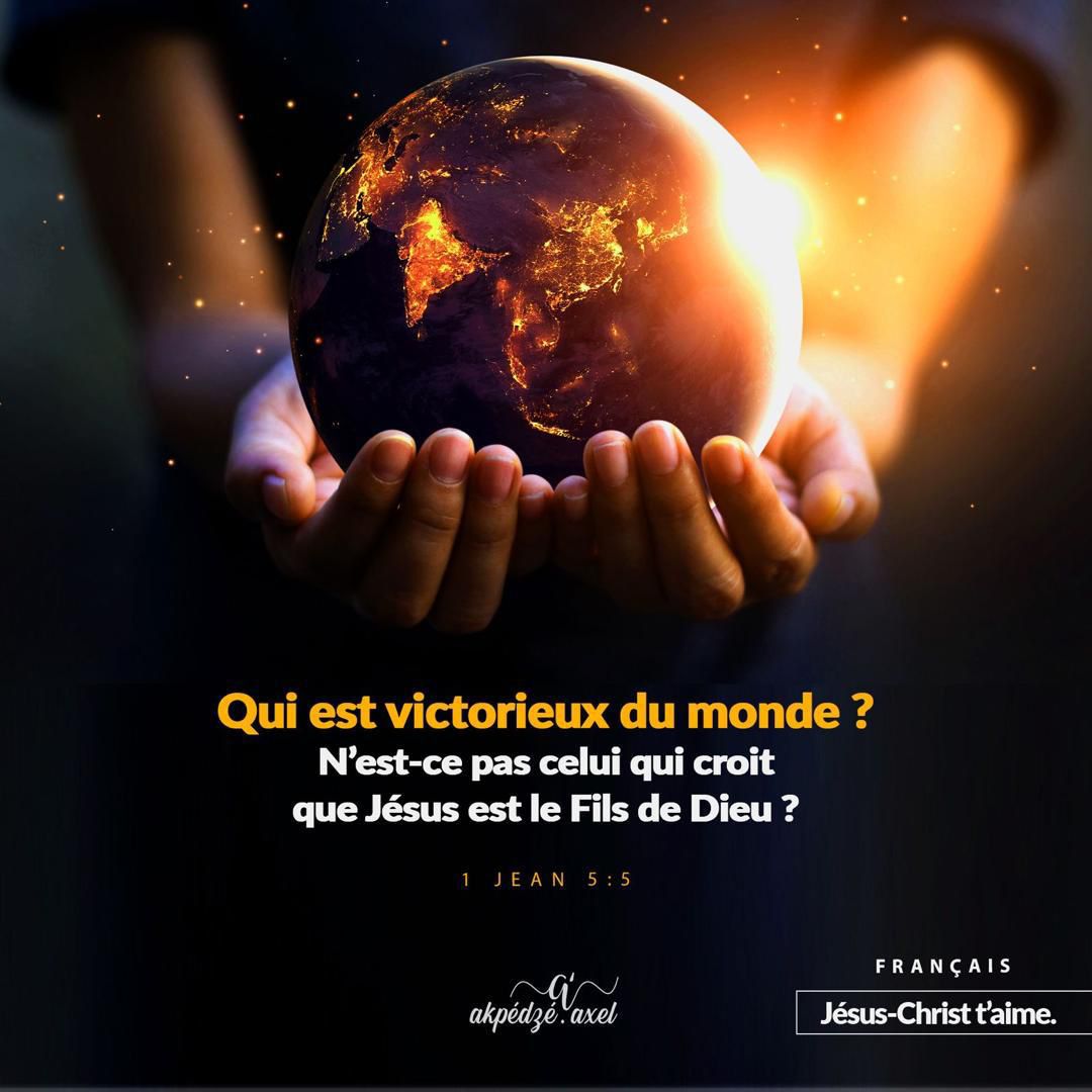 CHAP_ESTAOFATAD's tweet photo. '' Qui est celui qui a triomphé du monde, sinon celui qui croit que Jésus est le Fils de Dieu?''

1 Jean 5:5

#ParoledeDieu #wordofGod #cif2026 #Maisondepriere #evangelisation #fatad #estao #WordOfGodChallenge #christian https://t.co/Frbl8XmBhU