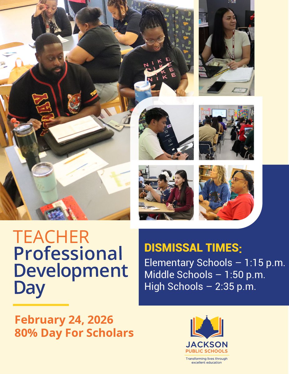 Jackson Public Schools tweet media