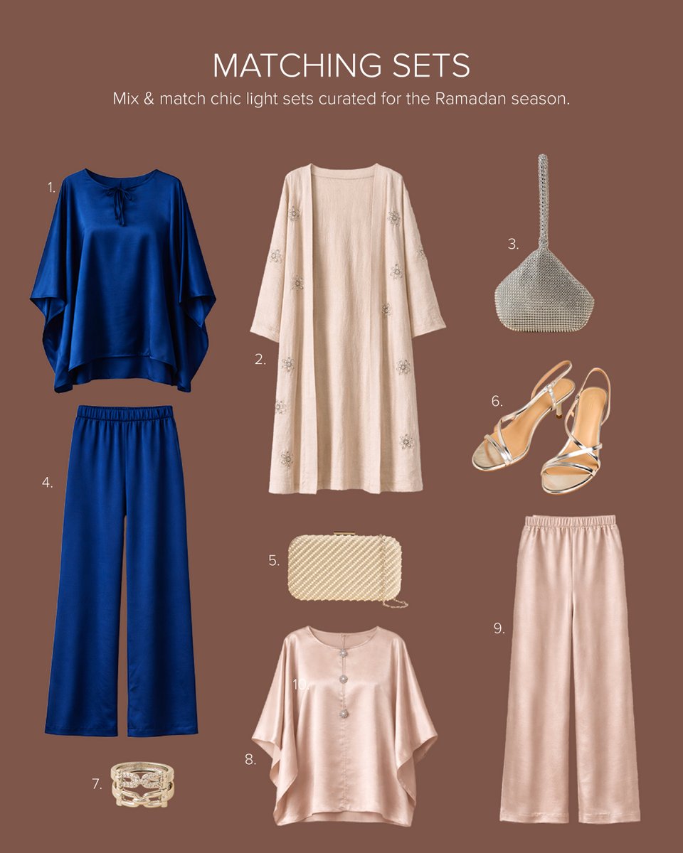 maxfashionMENA's tweet photo. Three ways to serve major style this season!
Matching Sets, Modest Edit, and Eid Kaftans with all the right accessories to complete your look.
Which mood are you feeling today?
#MaxFashion #RamadanCollection #ModestDressing #NeutralStyle #OccasionDressing https://t.co/8a9DoSXdhF