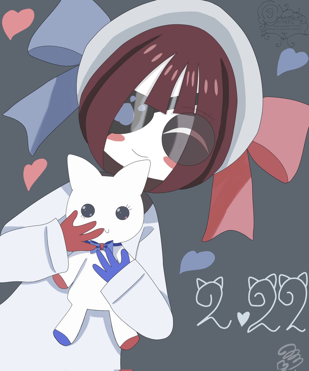 猫の日記念のイラスト投稿しました！