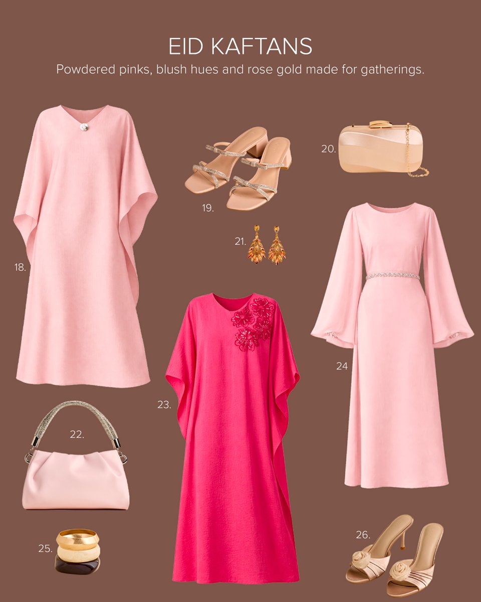 maxfashionMENA's tweet photo. Three ways to serve major style this season!
Matching Sets, Modest Edit, and Eid Kaftans with all the right accessories to complete your look.
Which mood are you feeling today?
#MaxFashion #RamadanCollection #ModestDressing #NeutralStyle #OccasionDressing https://t.co/8a9DoSXdhF