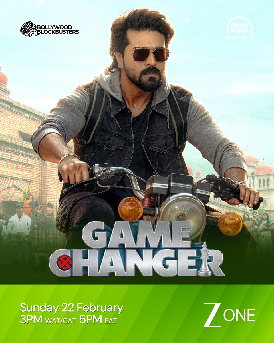 ZeeOneAfrica's tweet photo. Ram Nandan embarks on a relentless fight against corrupt politicians. He tries to revolutionise the way the government operates.
Don't miss the PREMIERE of Game Changer TODAY at 3pm CAT/WAT 5pm EAT on #ZeeOne #Openview111 #Startimes #DTH553 #DTT509 https://t.co/1s73xNcPaa