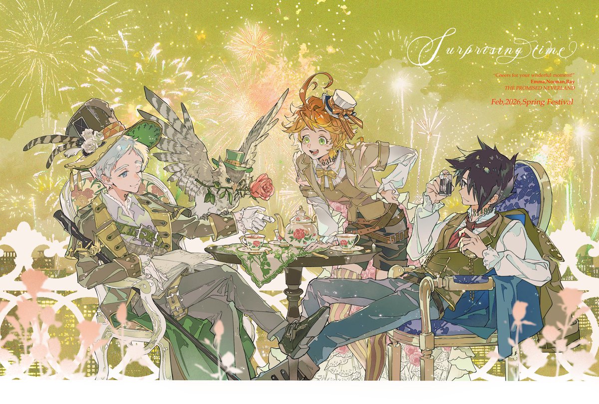 新年快乐！！
#約ネバ #ThePromisedNeverland #約束のネバーランド