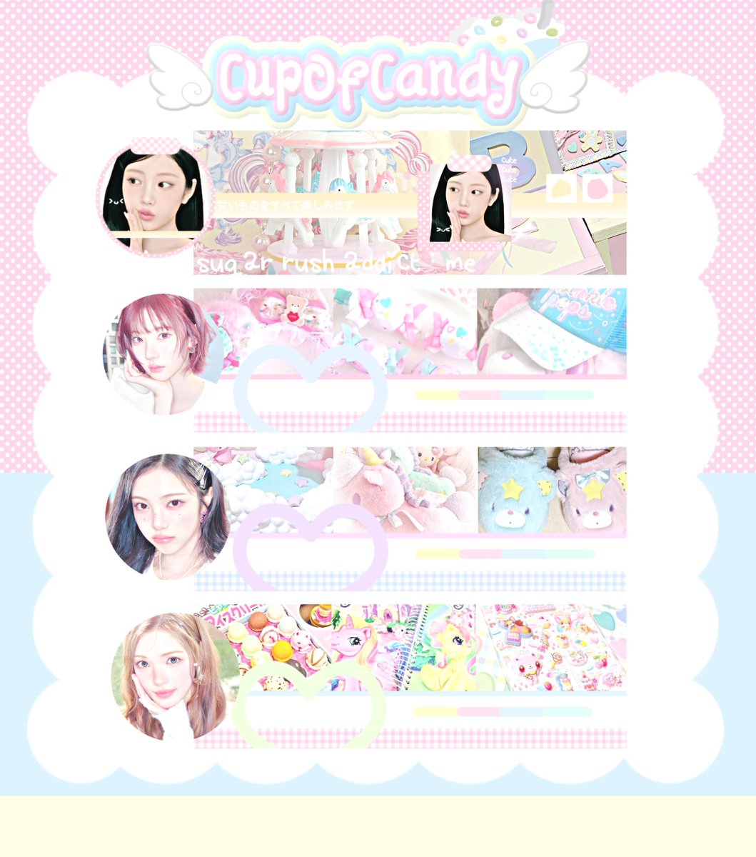 CupOfCandy's tweet photo. help repost? thankchu so much .♥︎ #zonauang 

hello sugary babes! new ready-stock layouts for karina winter carmen ian yuha jiwoo wonyoung wonhee hanni just dropped! you can take them home for < https://t.co/WwaygEdblY > only. https://t.co/F3CMdPJRyf