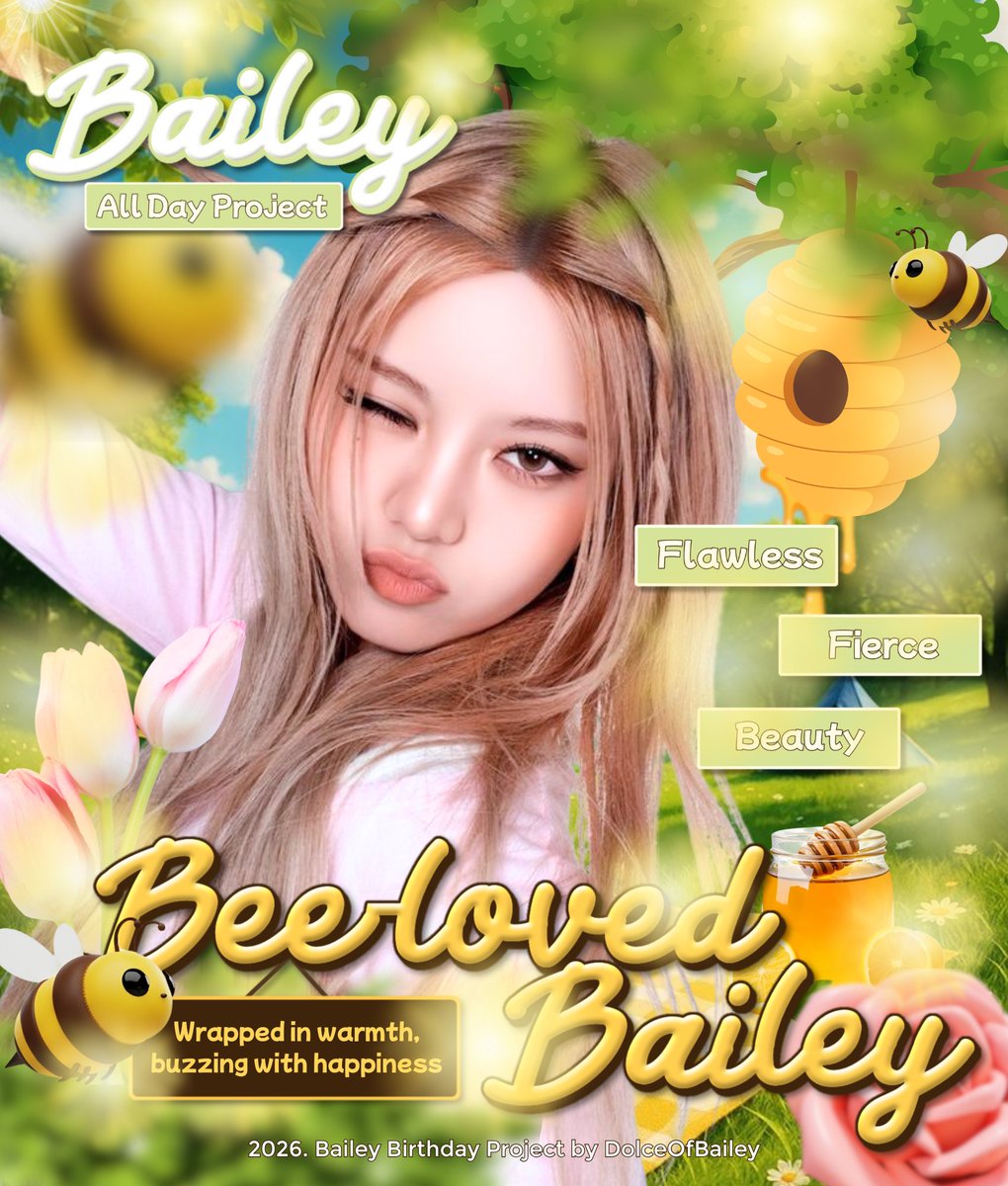 ♥︎ : ⌗Bee-loved Bailey Honey Day! 🐝 tweet media