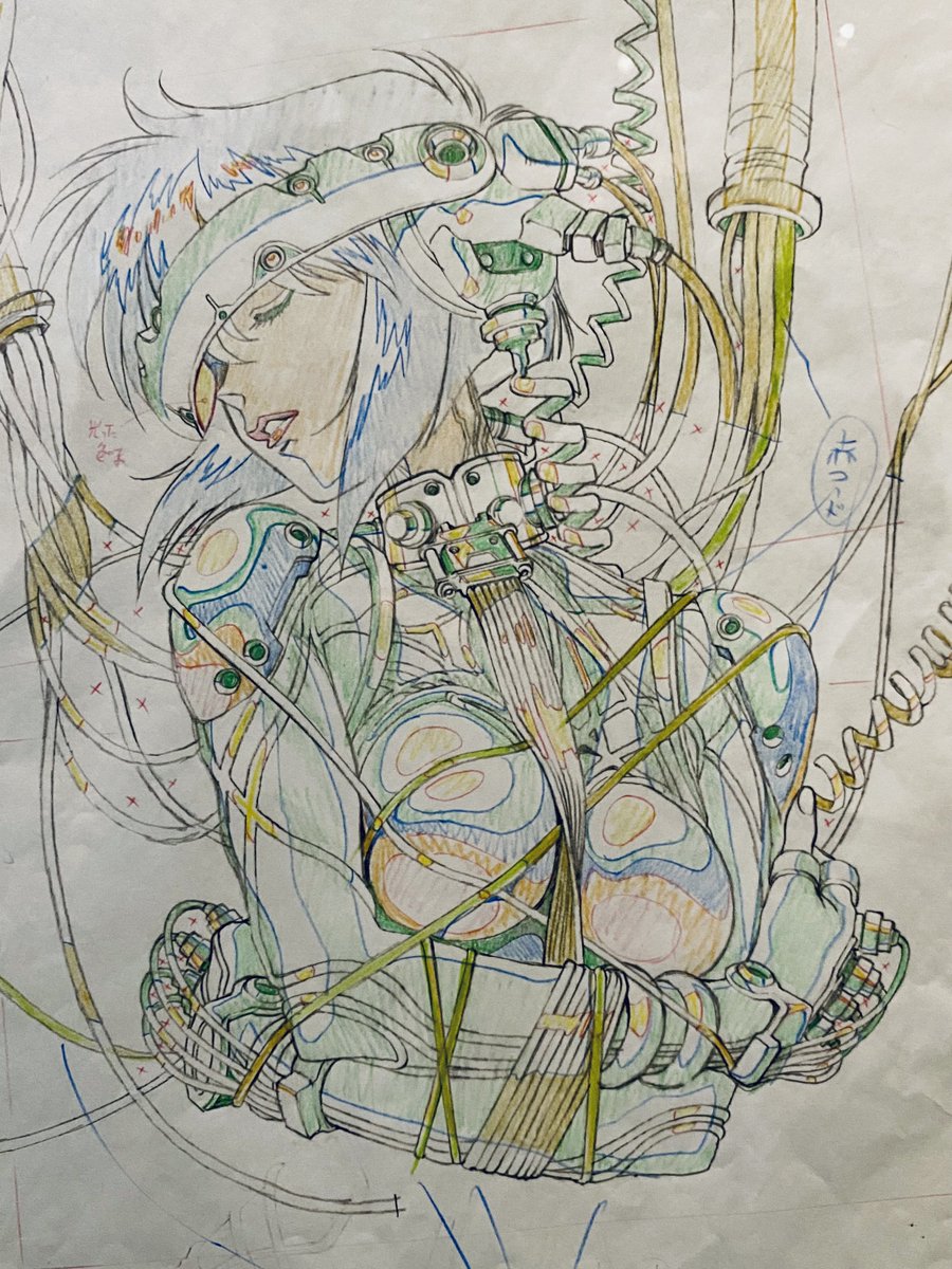 攻殻機動隊展に行ってきました！ アニメの原画展示がメインで、最近