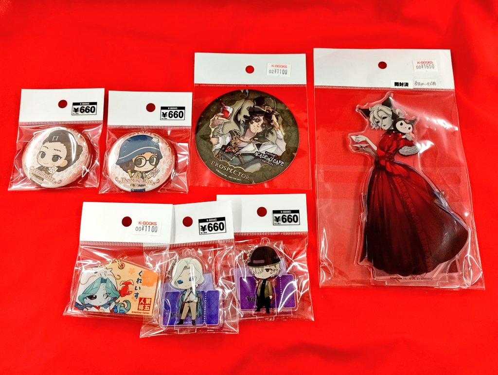 入荷情報】 第五人格 スクエア缶バッジ 道化師 サンリオコラボ