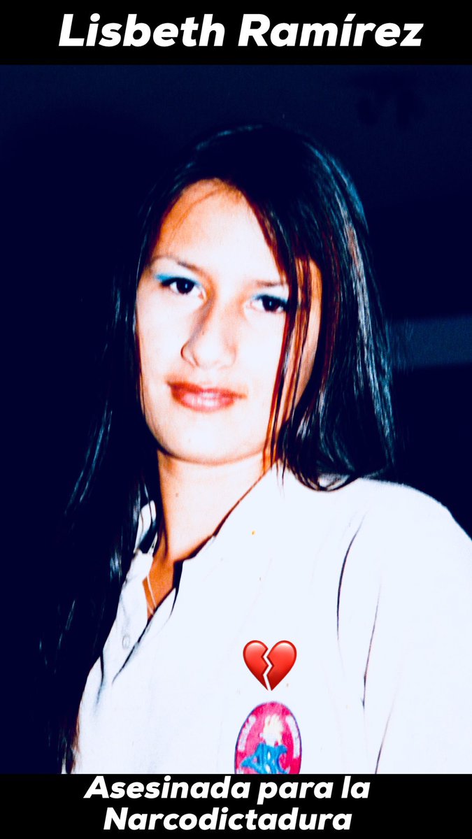 Por culpa de un tirano, una vida fue truncada incluso antes de florecer plenamente. Una mujer embarazada fue asesinada en la masacre de El Junquito, donde cayó junto a Óscar Pérez y su grupo.

Lisbeth Ramírez, enfermera, estaba esperando un hijo cuando fue ejecutada. No era un