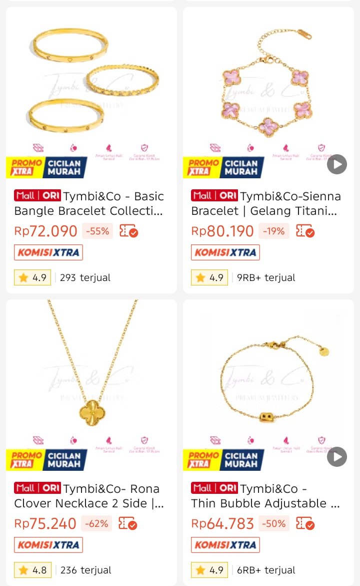 binnssi2's tweet photo. AKHIRNYA NEMUIN TOKO INI😍😭

Sumpah seneng banget nemuin perhiasan yang super cantik, cute dan elegan dengan harga yang affordable✨ https://t.co/nGFUxxfFqf