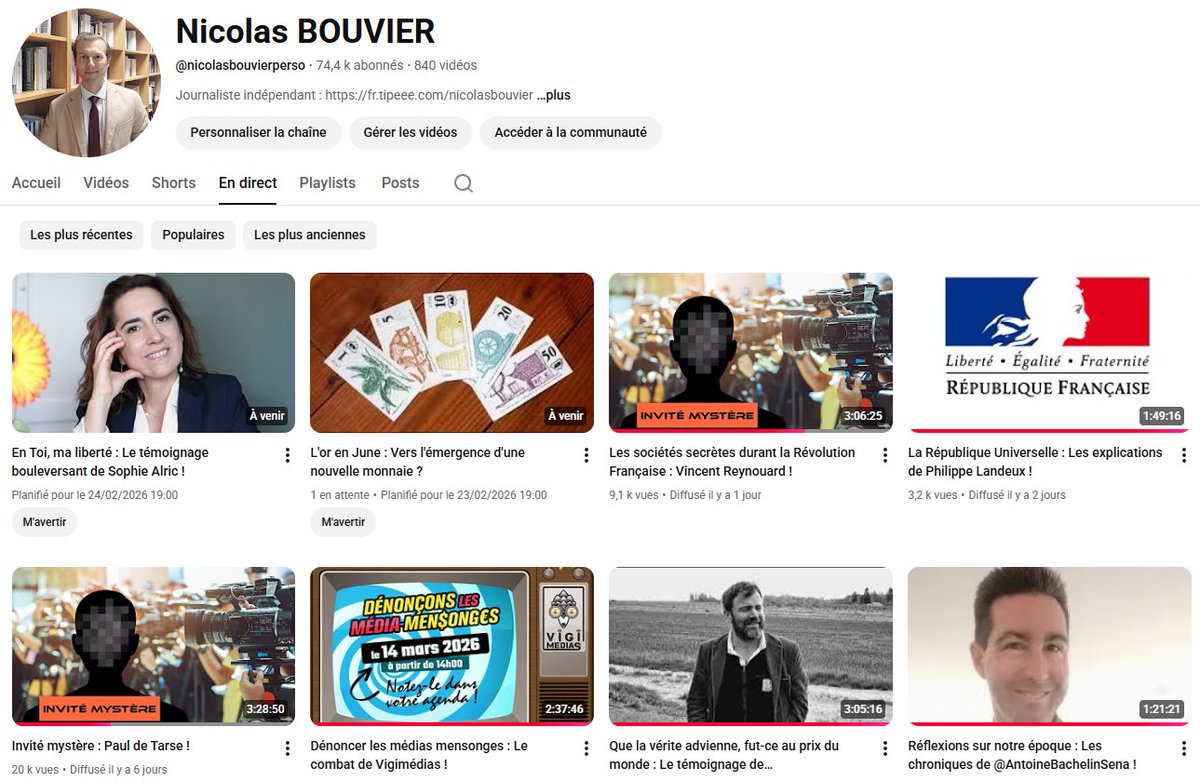 NBouvierOff's tweet image. Bonjour,

Je viens de publier le dernier entretien réalisé à Vierzon, celui avec les lanceurs d'alerte allemands. Ce fut un de mes meilleurs moments journalistiques où nous avons rendu hommage aux travaux de Reiner Fuellmich ainsi qu'à ceux de Christine Cotton :