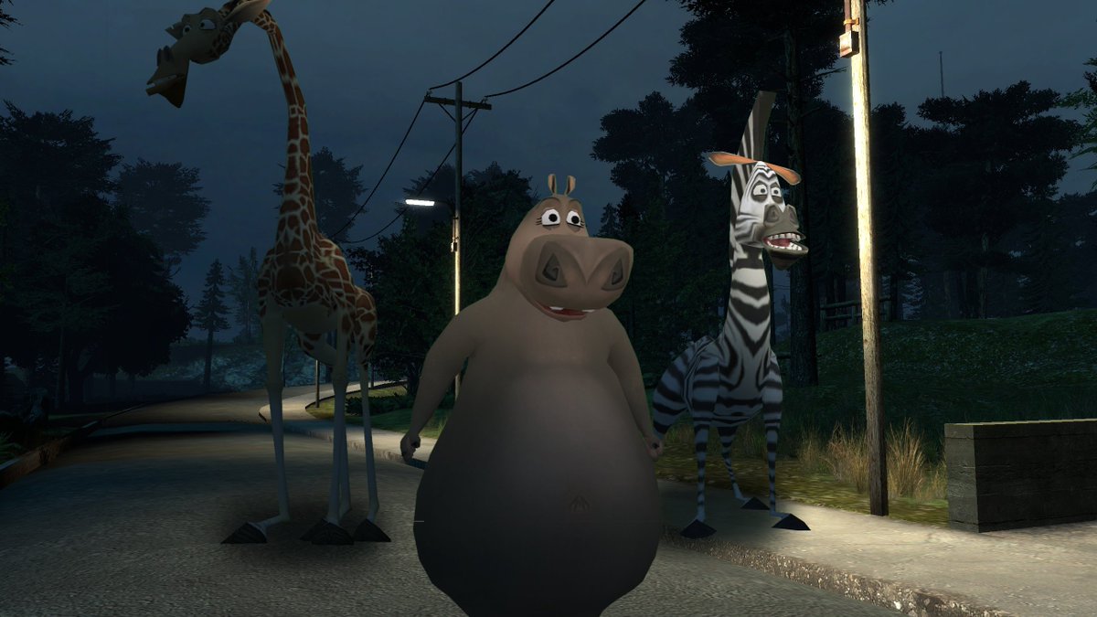 [Metal Virus Arc]
[Madagascar Subplot]

* In the same location where Gold Ship captured 2 patients of the Metal Virus for study, two sentient animals have wound up here.

* They seem to be looking for someone, repeatedly shouting for someone named "Alex"