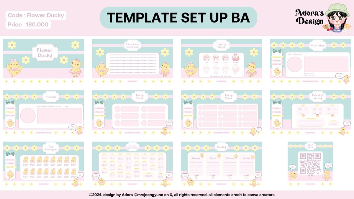 help rt maaciii<3

haii manteman💗 aku masih punya stok template set up BA dapet 12 slide lengkap niih spess layout jastag acc apprem wording, via link canva bisa edit dan tambah spess jugaa, negotiable yaa ini stok 2024☝🏻 #zonauang